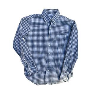 Thom Browne X Brooks Brothers Black Fleece Gingham Button-Down Shirt, Size BB3/M